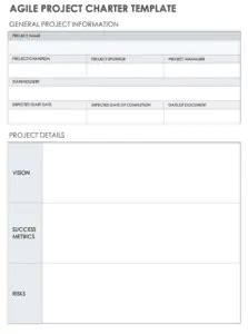 Actas de Constitución Project Charter en Proyectos Agiles