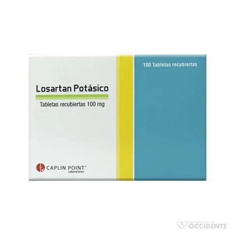 Losartan Potasico Mg Tabletas X Blister Caja Blister Caplin