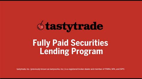 Tastytrade Fully Paid Securities Lending YouTube