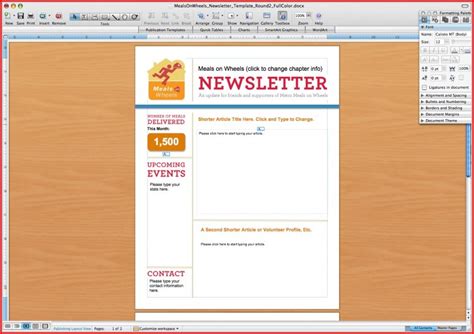 Free Newsletter Templates For Word