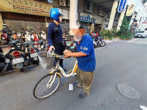 「借車還要刷卡？｣ 高雄老翁騎youbike遇盤查 回答露餡遭警逮 社會 中時