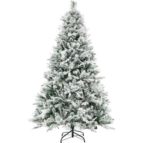 COSTWAY 180 cm Árbol de Navidad Artificial Diseño de Bisagra con 850