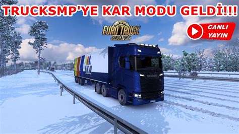 Euro Truck Simulator 2 Kış Modu Kar Modu Logitech G29 MultiPlayer Canlı