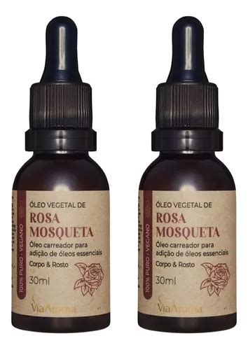 Kit Aceite Vegetal De Rosa Mosqueta Via Aroma Ml Mercadolibre