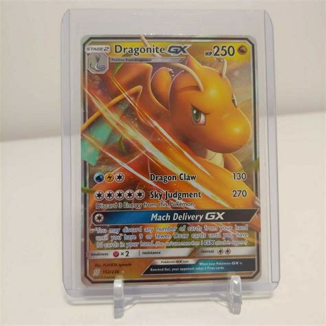 BRAND NEW IN MINT CONDITION Dragonite GX 152 236 Pokemon Card The