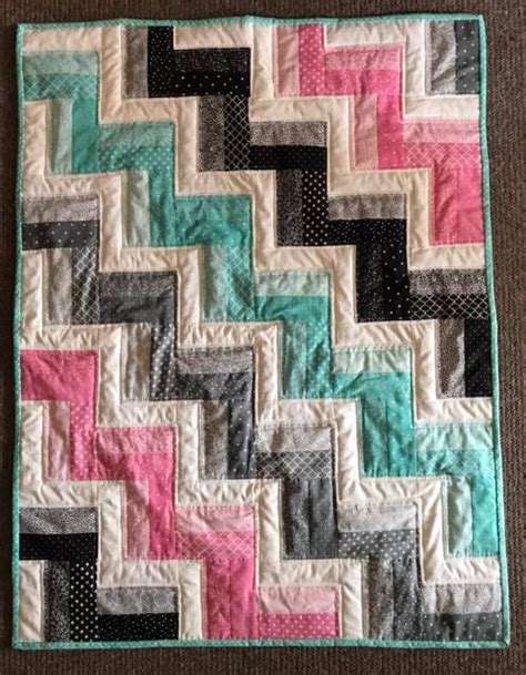 Triple Fence Rail Quilt 2018 Machine Quilted With Images Quilts