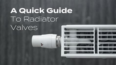 A Quick Guide To Radiator Valves Bestheating Youtube