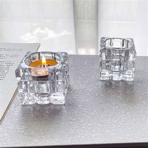 Low Temperature Candles Ice Glass Candle Holders Couples Foreplay