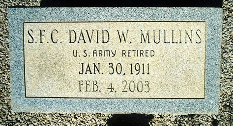 David Mullins 1911 2003 Find A Grave Memorial