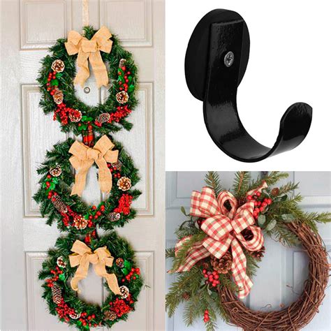 Nyidpsz 2pcs Magnetic Wreath Hanger 1 6inch Wreath Hook Heavy Duty