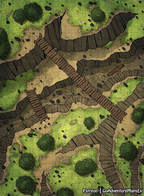 Printable Dnd Forest Battle Map