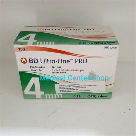 Jual Jarum Insulin Pen Needles Bd Ultra Fine G Mm Isi Shopee