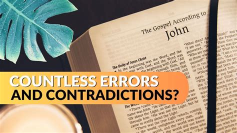 How To Respond To The Contradictions In The Bible Youtube