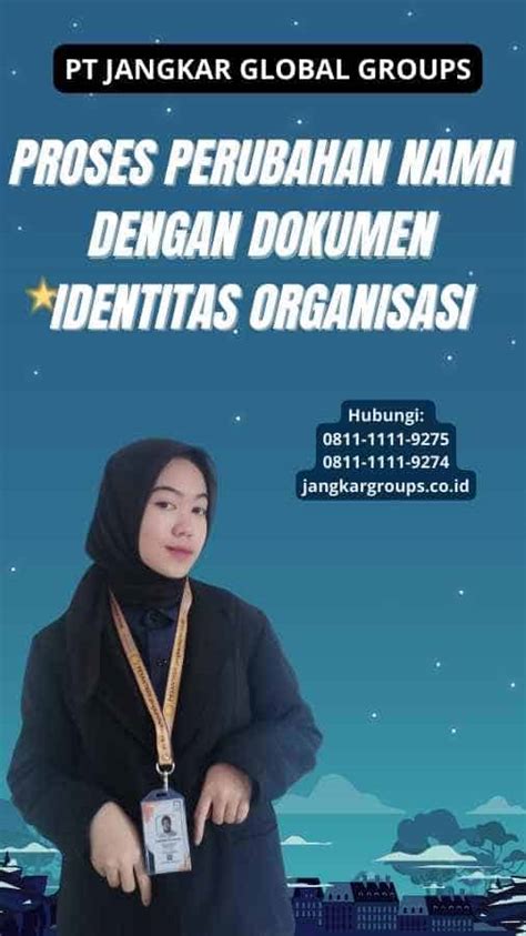 Perubahan Nama Dengan Dokumen Identitas Organisasi Jangkar Global Groups