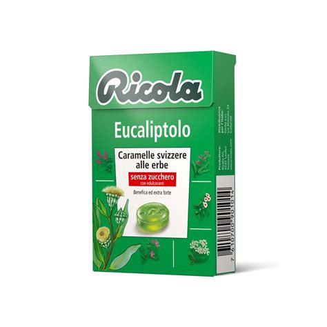 CARAMELLE RICOLA EUCALIPTOLO BOX 20 ASTUCCI DA 50gr