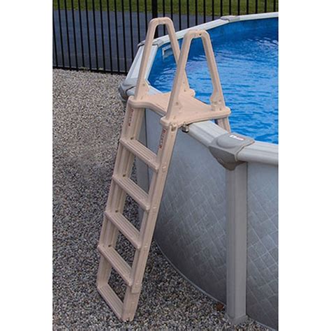 Confer Evolution 54 In Plastic A Frame Pool Ladder With Hand Rail At