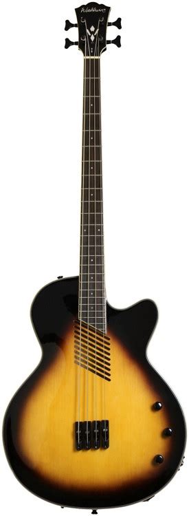 Washburn Ab40vsk Cutaway Acoustic Bass Vintage Sunburst Sweetwater