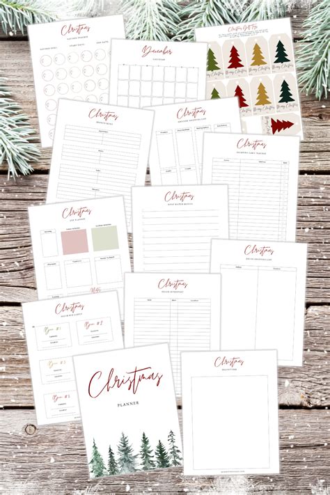 Free Christmas Planner Printable For Holiday Planning Mom Wife Busy