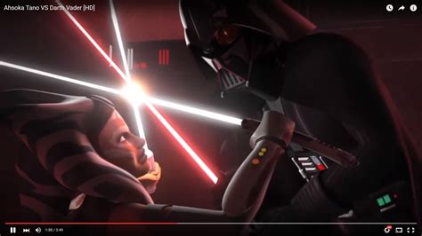 Ahsoka Vs. Darth Vader | Epic Geekdom