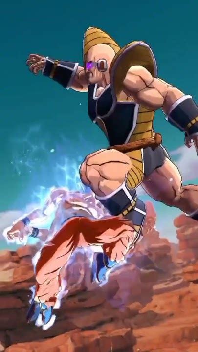 Mui Goku Dodging Nappa Attacks Dragon Ball Legends Shortsviral Youtube