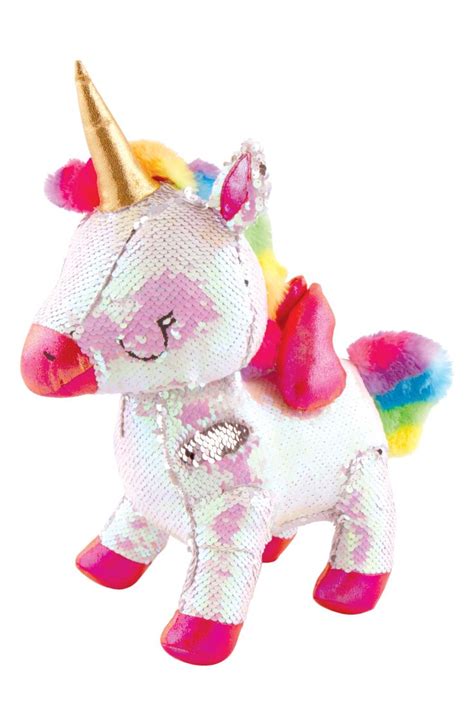 Fashion Angels Magic Sequin Unicorn Stuffed Animal Unicorn Stuffed