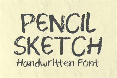 Pencil Sketch Font Free Download - FreeFontDL