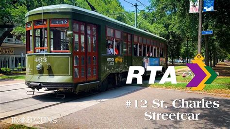 New Orleans Streetcar Uptown The Garden District RTA St Charles