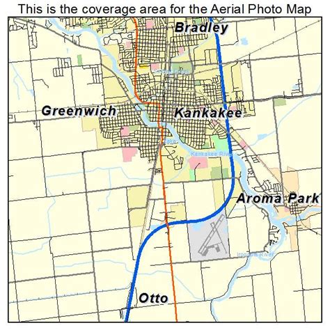 Aerial Photography Map of Kankakee, IL Illinois