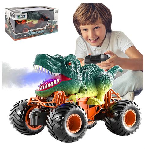 SAMOCHÓD Monster Truck ZDALNIE sterowany Dinozaury 14995109591 Allegro pl