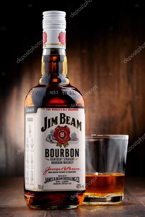 Bottle Of Jim Beam Bourbon Stock Editorial Photo © Monticello 89263456