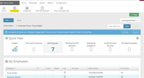 Approving Time Cards In Paylocity Horizon Answers