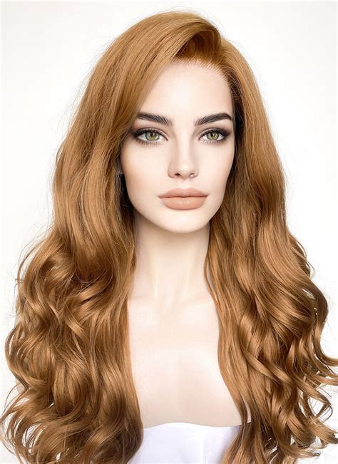 Chestnut Brown Lace Front Synthetic Wig Lf109 Wigisfashion Wig Is