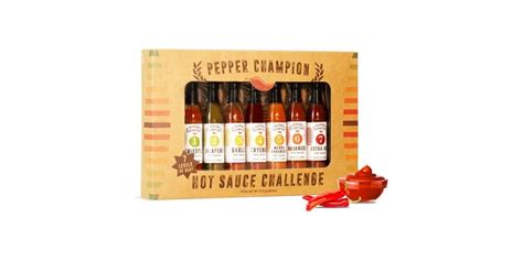 Pepper Champion 7 Level Hot Sauce Challenge Gift Set