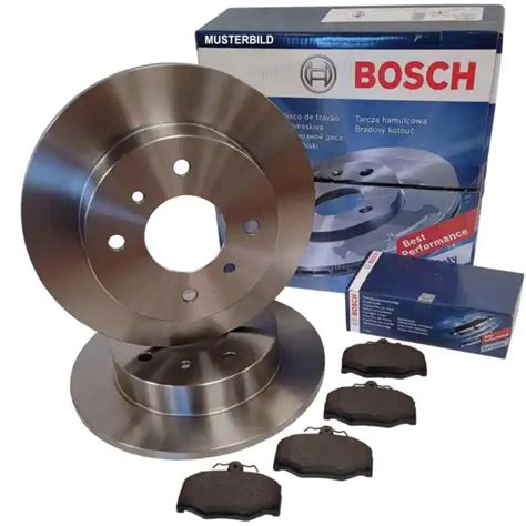 Bosch Disques De Frein Garnitures De Freins Arri Re Pour Renault