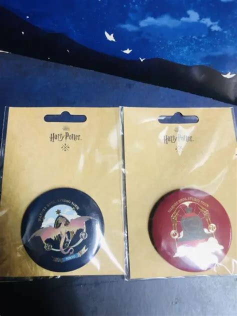 Harry Potter Studio Tour Tokyo Limited Hogwarts Express Can Badge Set