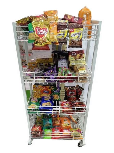 Movable Mild Steel Retail Display Rack At Rs 230 Square Feet Display