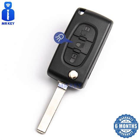 Telecomando Chiave Con Elettronica 433Mhz Per Citroen Mr Key