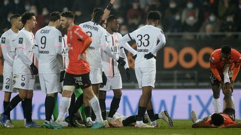 Gegen Lorient Gelb Rot Karten König Ramos mit PSG Premiere krone at