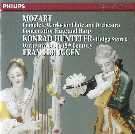 Mozart Complete Works For Flute And Orchestra Konrad Hünteler Helga