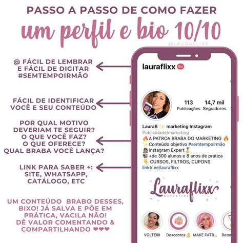 Como Fazer Um Bom Perfil No Instagram Lauraflixx