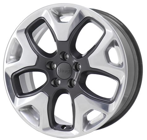 Jeep Compass 2018 2020 Polished Grey Factory Oem Wheel Rim Not Replicas