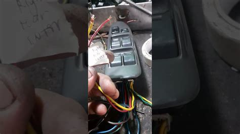 Toyota Corrola Gli Power Window Switch Wiring Diagram Youtube