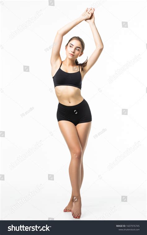 Fitness Woman Beautiful Body Black Lingerie Stock Photo 1607976745 Shutterstock