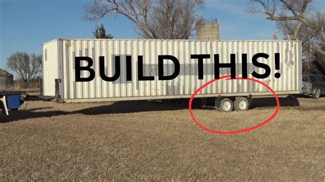 Shipping Container Dolly Build Youtube