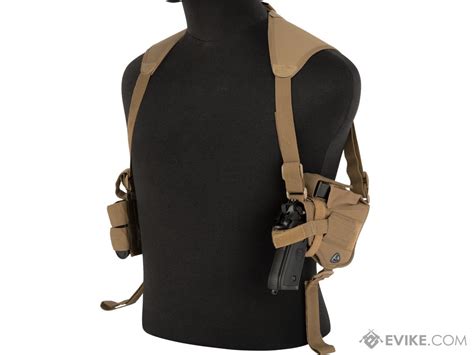 Universal Tactical Shoulder Holster With Dual Magazine Pouch Color