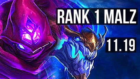 MALZAHAR Vs AURELION SOL MID Rank 1 Malz 5 2 14 TR Grandmaster