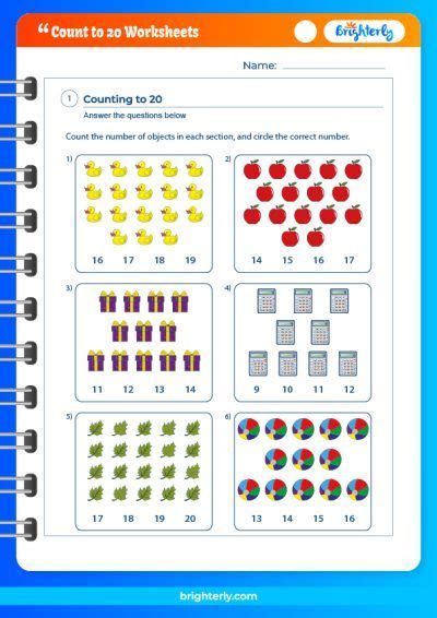 A Basic Guide To Count To 20 Worksheets Pdfs