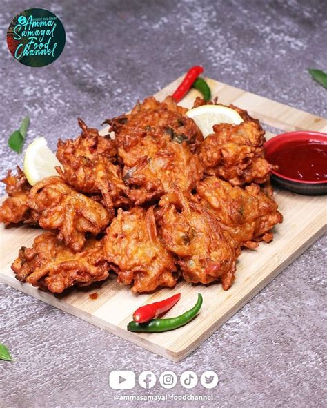 Crispy Onion Pakoda In Tamil Crispy Onion Pakoda Teatime Snacks