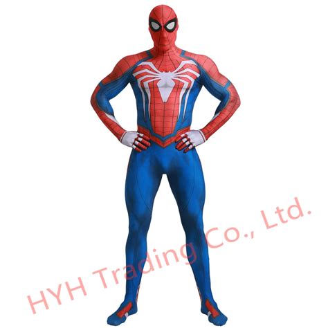 New Ps Insomniac Spiderman Costume Spandex Games Spidey Cosplay