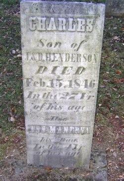 Charles Henderson Find A Grave Memorial